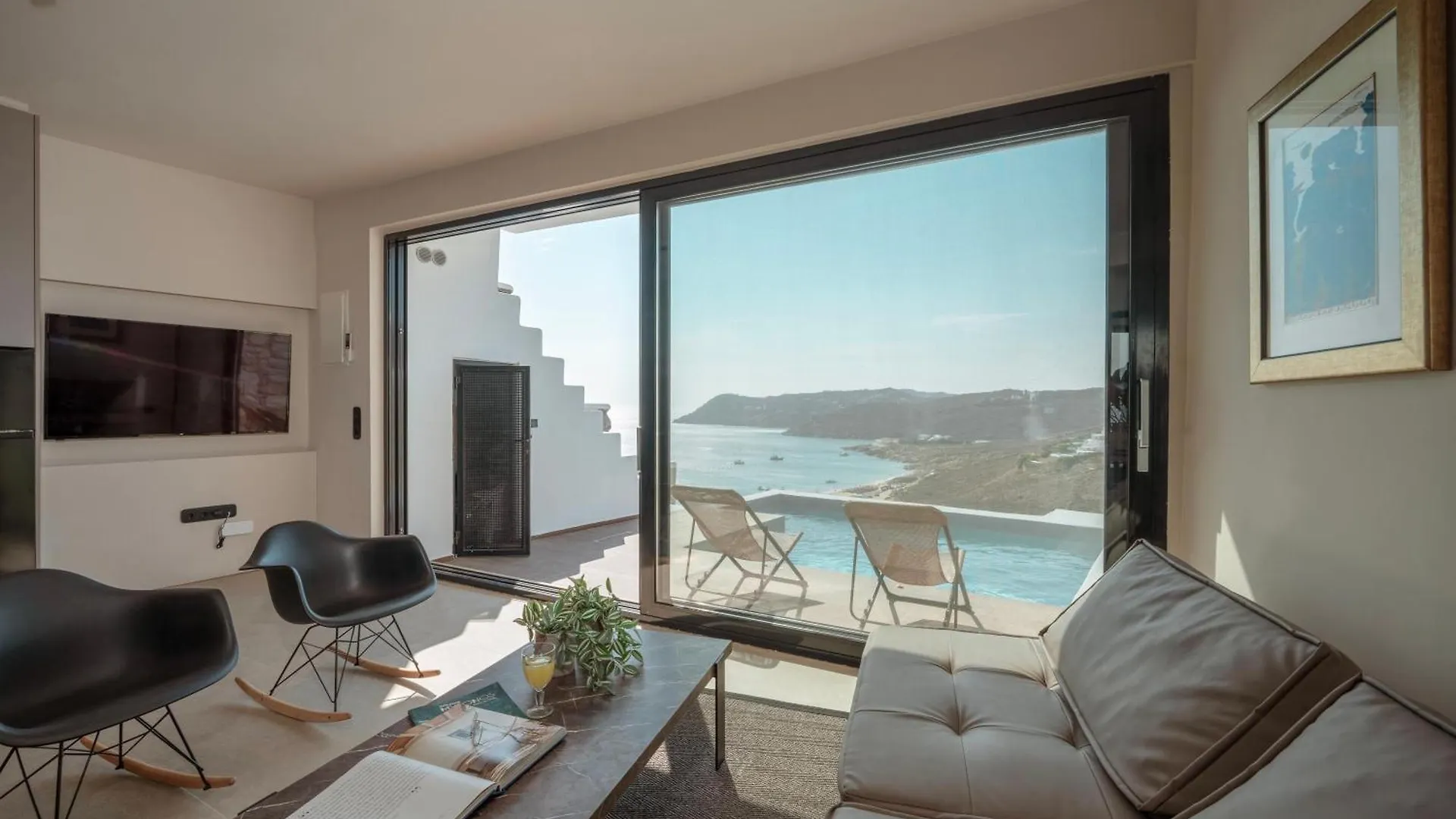 Luxury House With Private Pool At Elia Beach Mykonos Town
