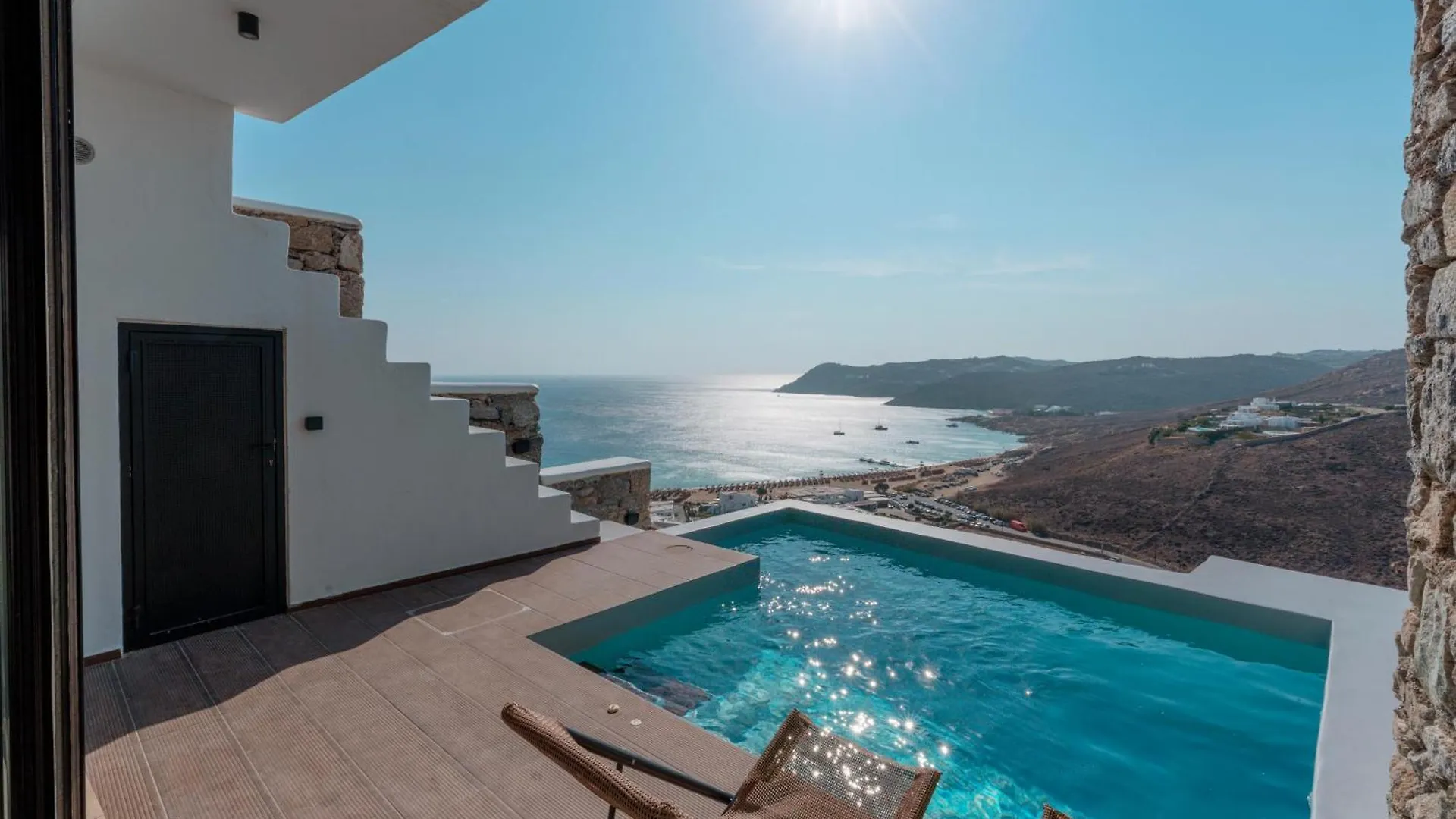 Hébergement de vacances Luxury House With Private Pool At Elia Beach Mykonos Town